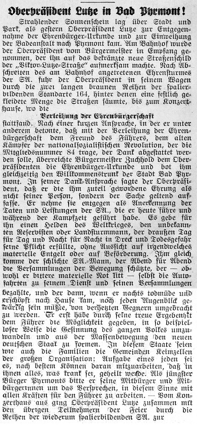 Pyrmonter Anzeiger 11.3.1934