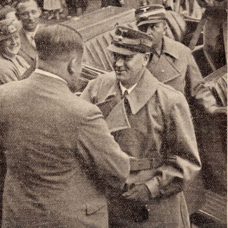Hans Zuchhold begrüßt Viktor Lutze in Bad Pyrmont | Kur- und Fremdenliste Bad Pyrmont, 23. Mai 1937
