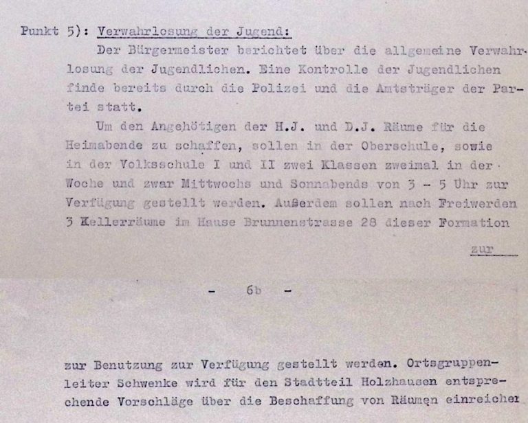 Die Verwahrlosung der Jugend | Stadtarchiv Bad Pyrmont Die Verwahrlosung der Jugend | Stadtarchiv Bad Pyrmont