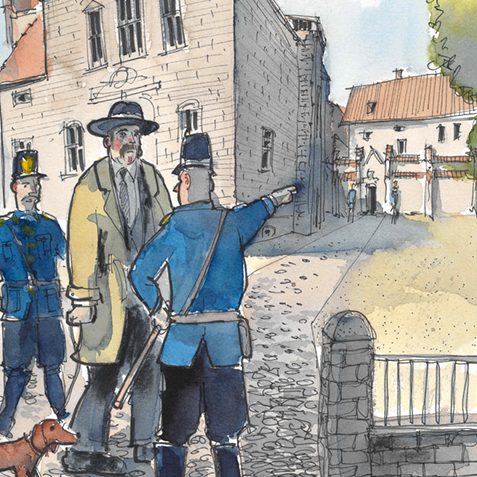 Zeichnung Malte Wulf Zeichnung Malte Wulf