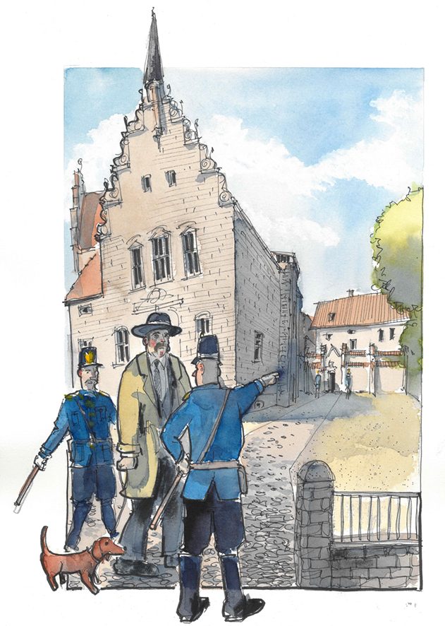 Zeichnung Malte Wulf Zeichnung Malte Wulf